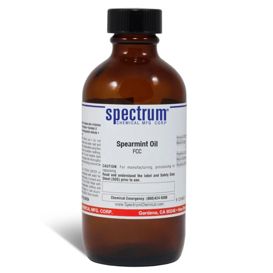 Spearmint Oil, Natural, FCC, 100mL | CAS 8008-79-5 | Spectrum Chemical