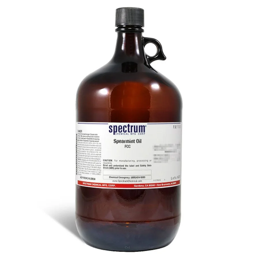 Spearmint Oil, Natural, FCC, 100mL | CAS 8008-79-5 | Spectrum Chemical